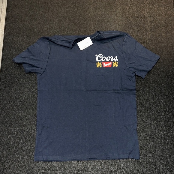NWT Royal Navy Blue Coors Banquet T-Shirt size medium - Picture 1 of 7